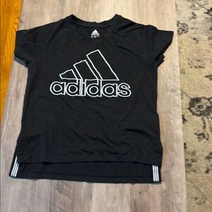 Adidas Black Tee with Iconic Logo